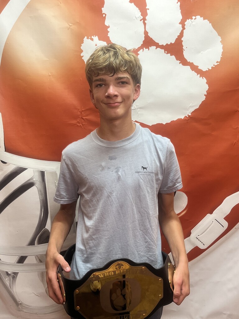 7th grade special teams player - Caleb Walters