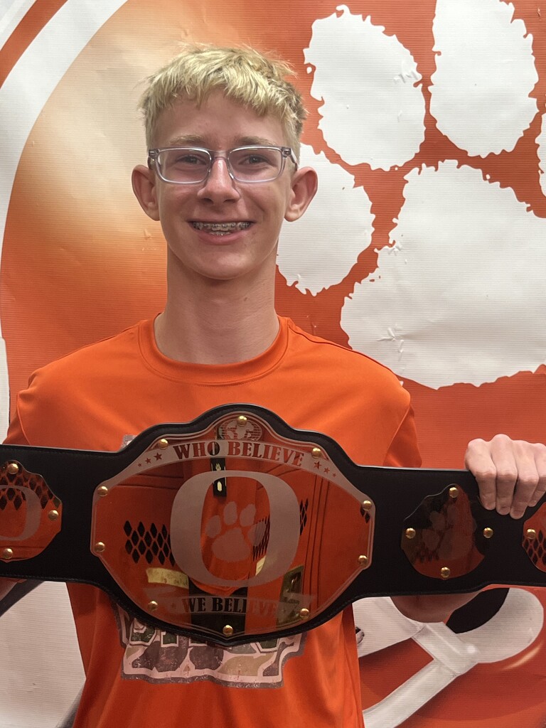 7th grade offensive player - Cooper Sonnier