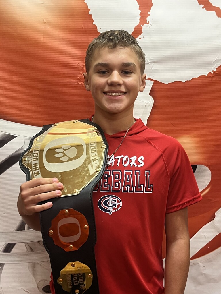 7th grade offensive player - Jace Forse