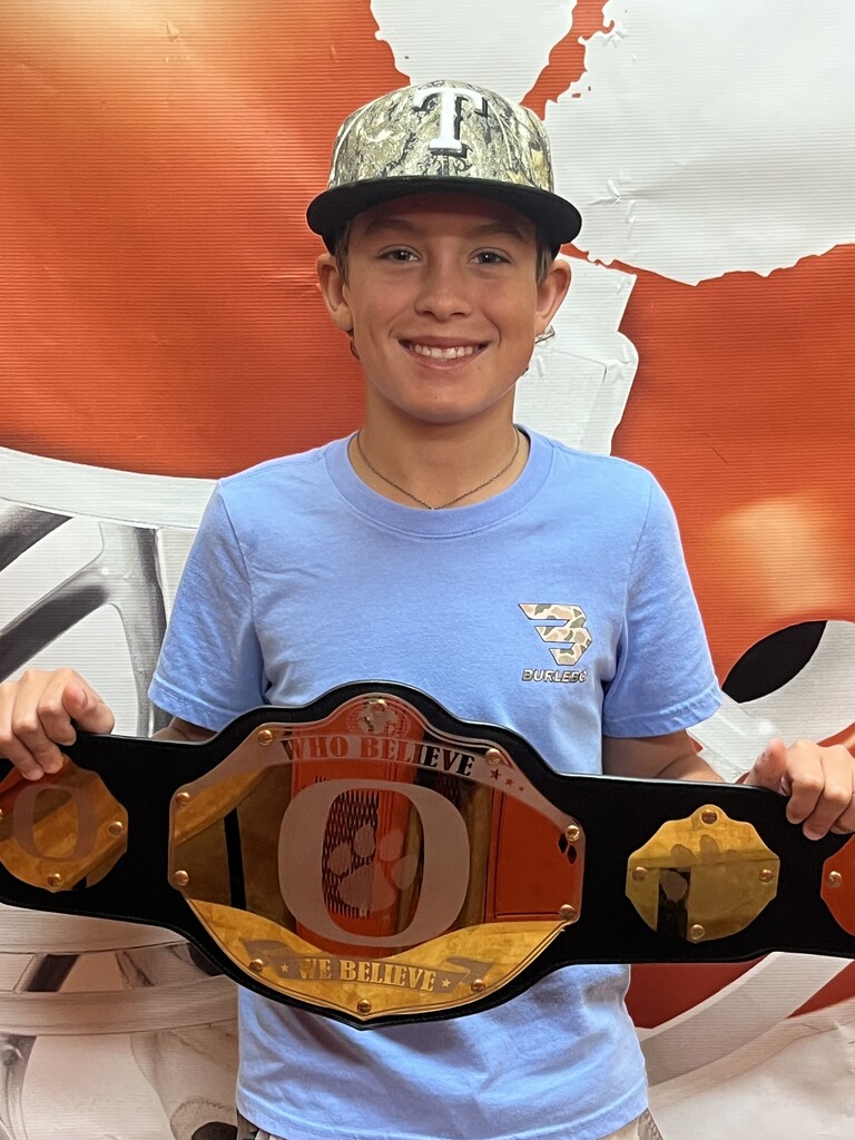 8th grade defensive player - Chase Sanches