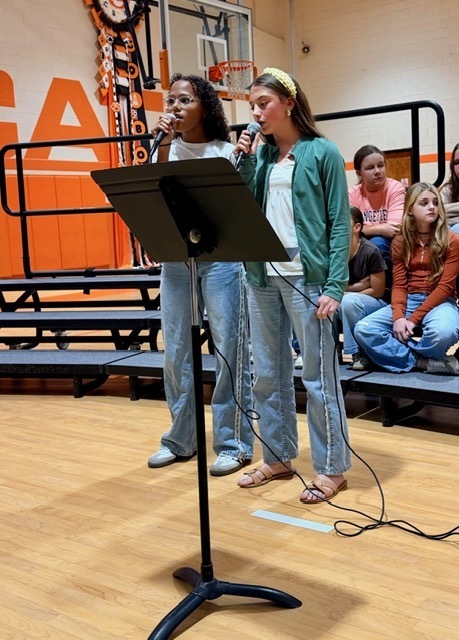 OJH Choir students at the Fall Choral showcase.