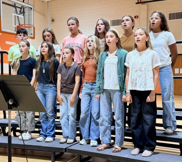 OJH Choir students at the Fall Choral showcase.