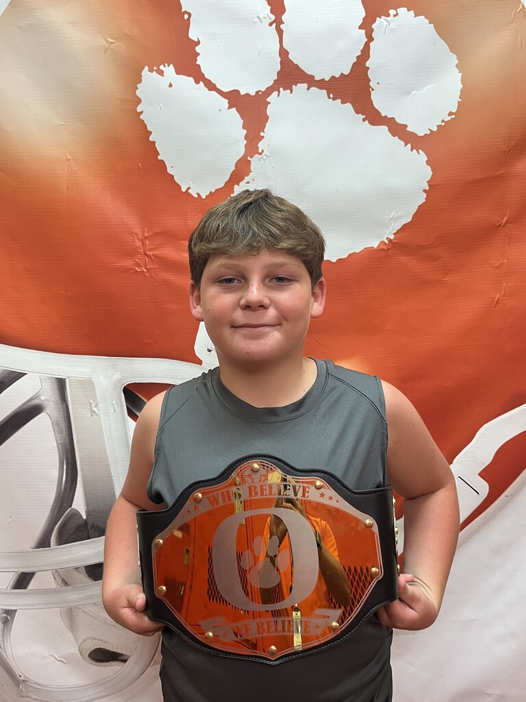 7th grade special teams player - Luke McClure