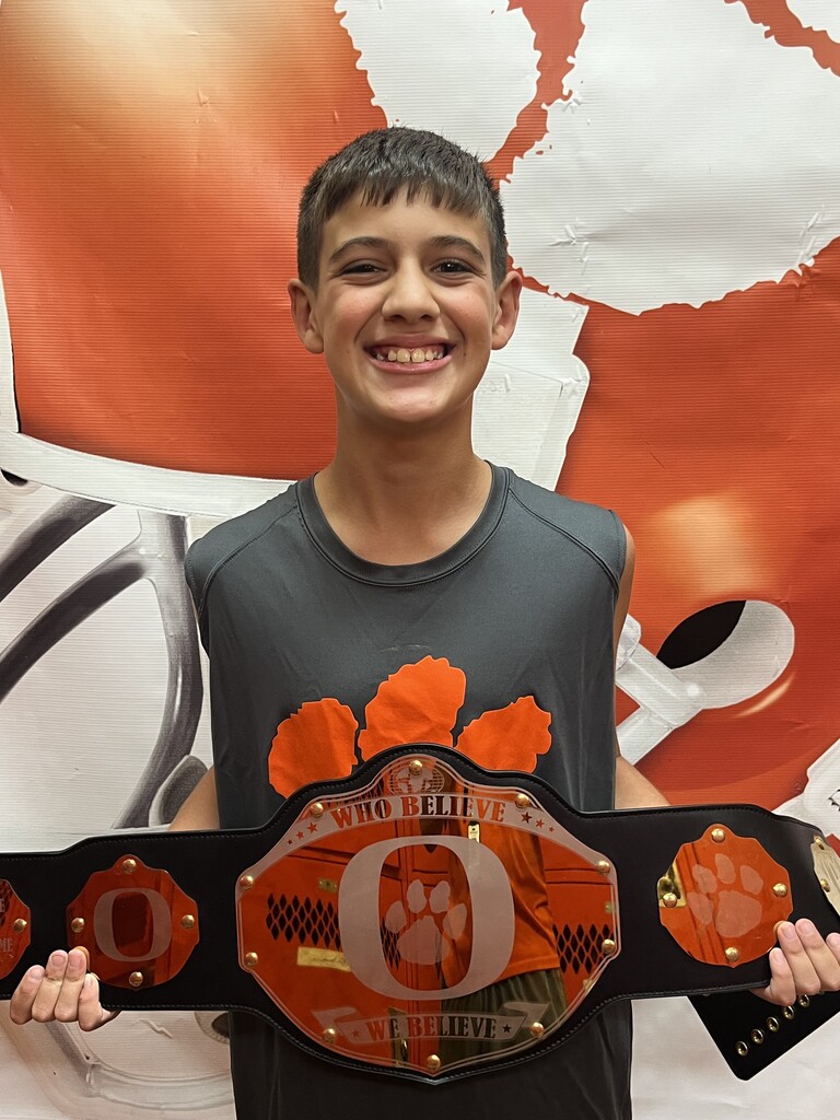 7th grade offensive player - Logan Hebert