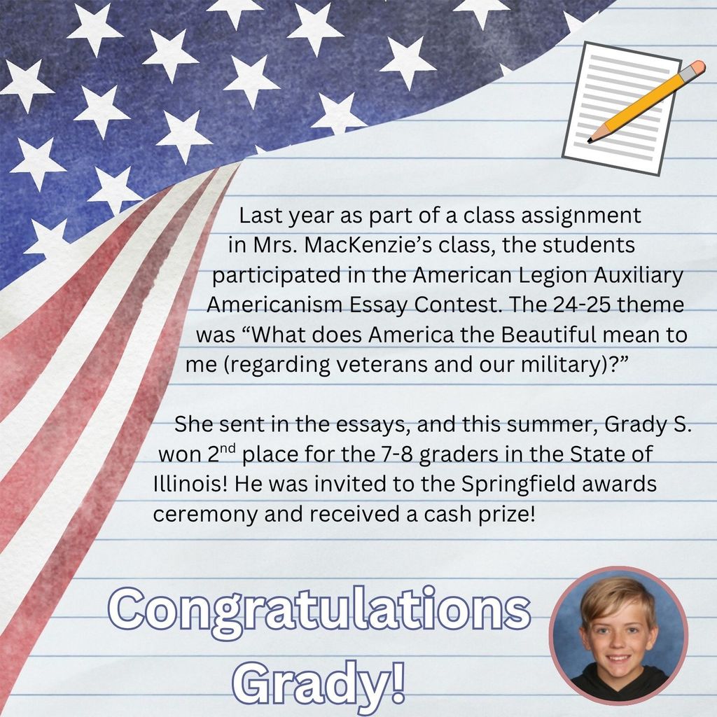 American Legion essay winner