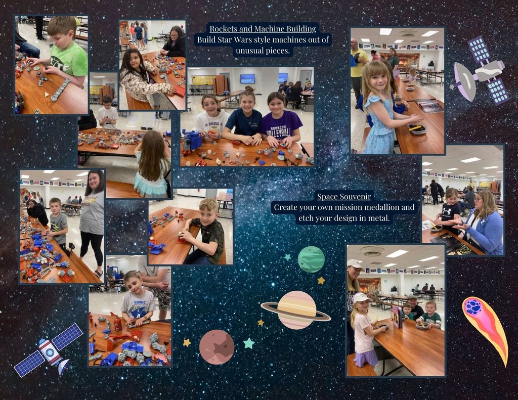Outer Space Night collage 2