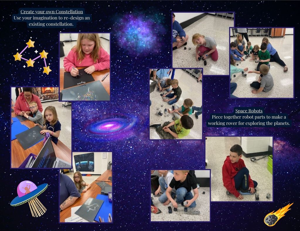 Outer Space Night collage 3
