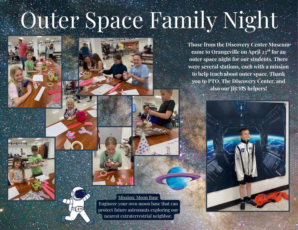 Outer Space Night collage 1