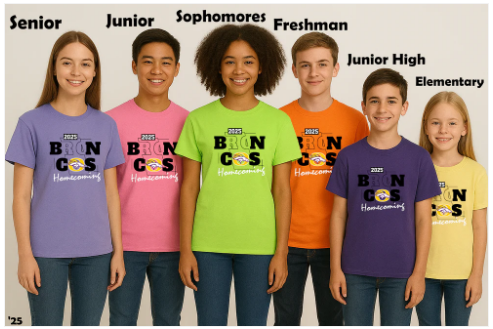 Homecoming 2025 shirts
