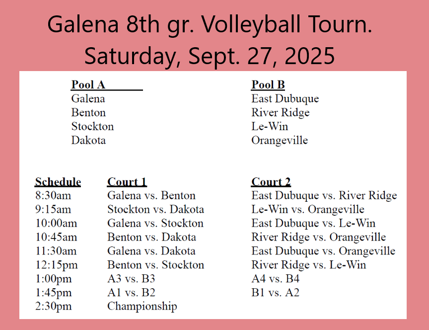 VB Galena 8th gr