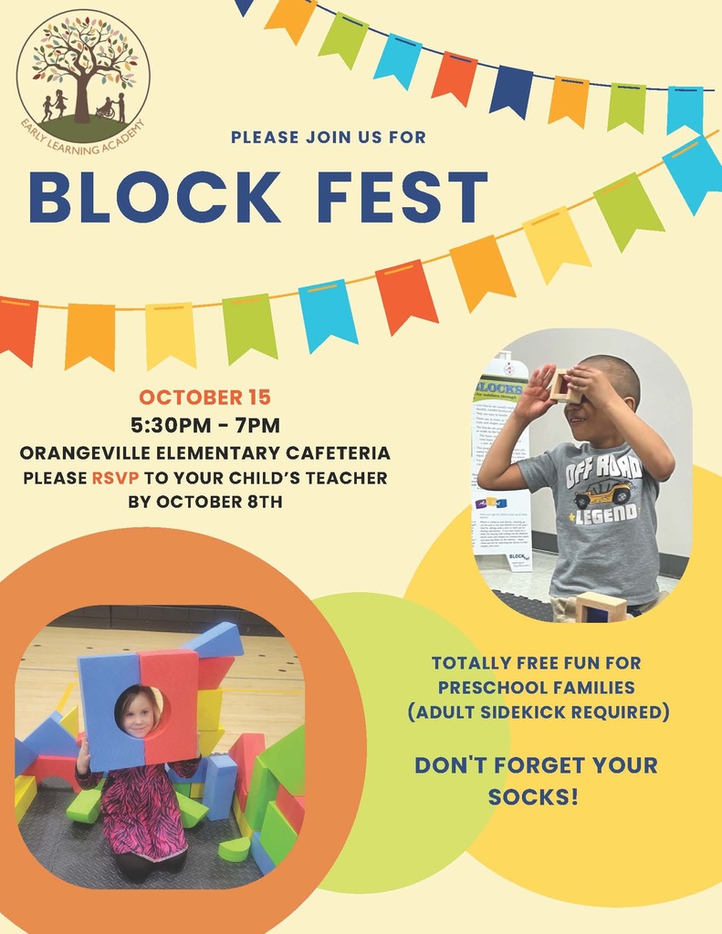 Orangeville Block Fest invitation