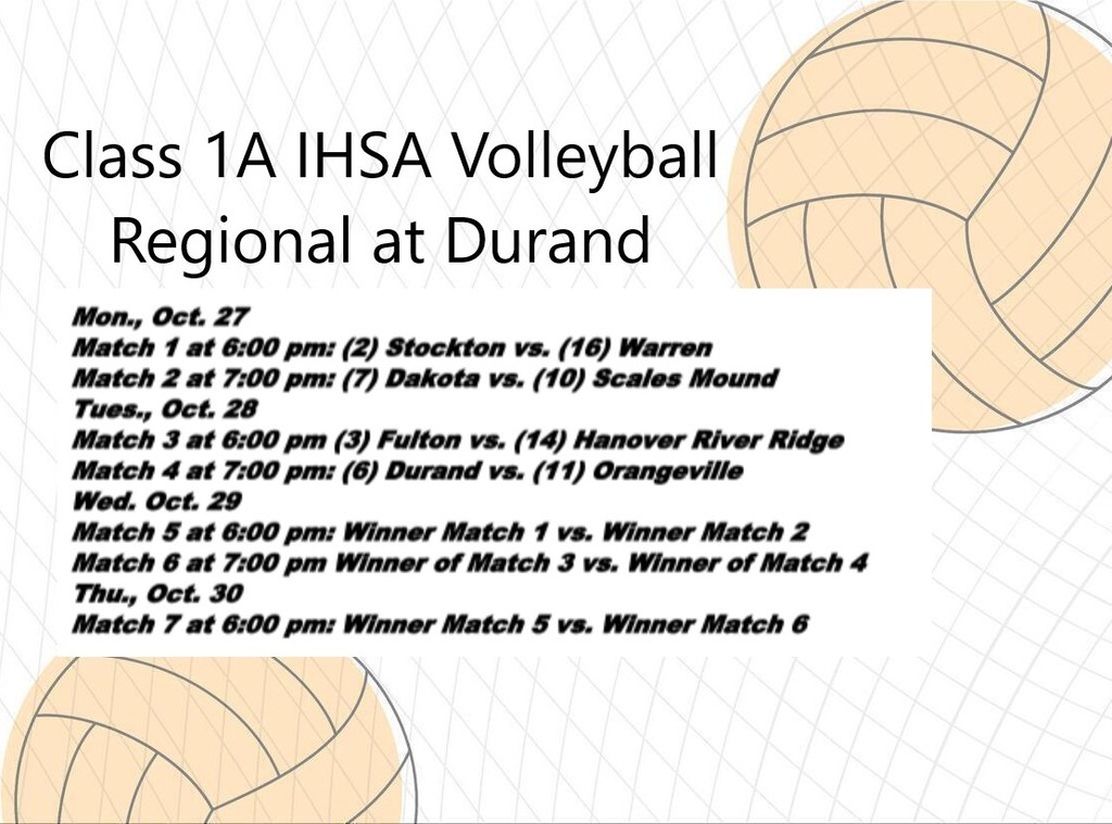 VB Durand Class 1A Regional