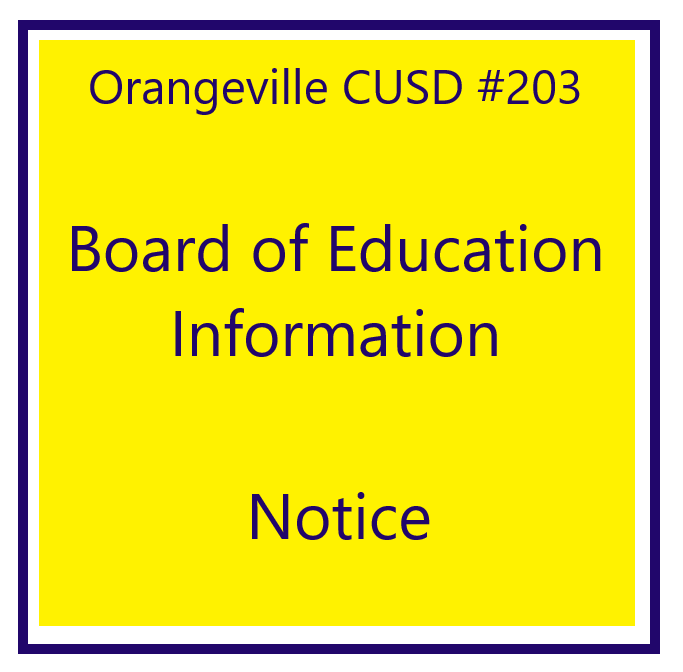 Board of Education Information Notice