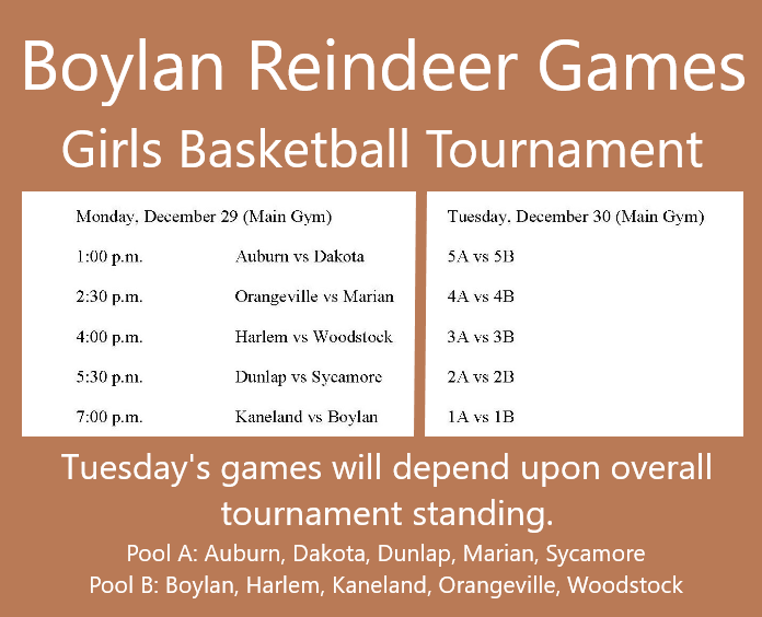 GBB Boylan Reindeer Games Tourn 12-29 & 30, 25