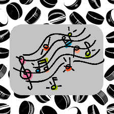 Choir Singing at Hockey