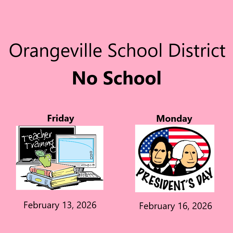 2-13 & 2-16-26 No School