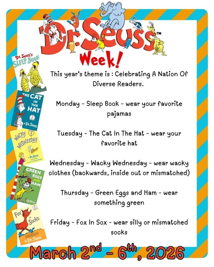 Dr Seuss Week 2026