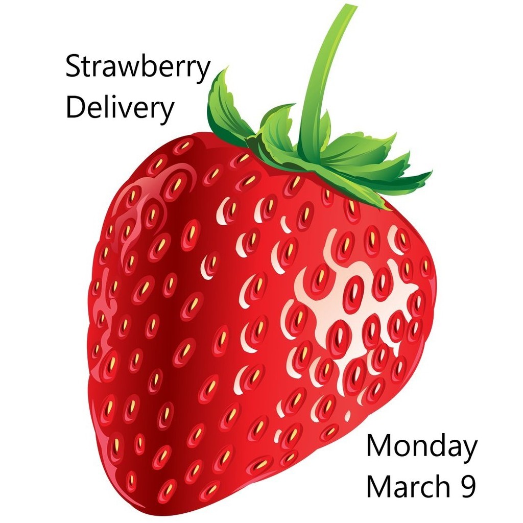 Strawberry Delivery March 9