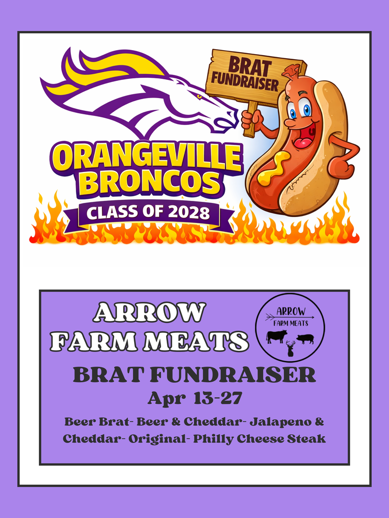 Brat Fundraiser poster