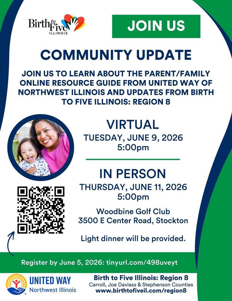 Birth to Five IL Community Meeting Flyer