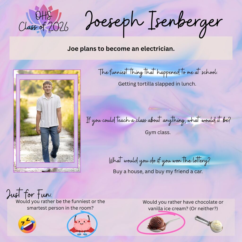 Class of 2026 Joe collage