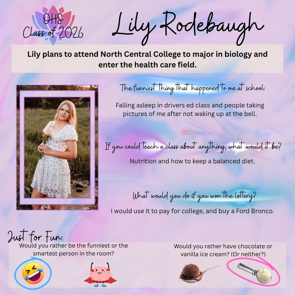 Class of 2026 Lily collage