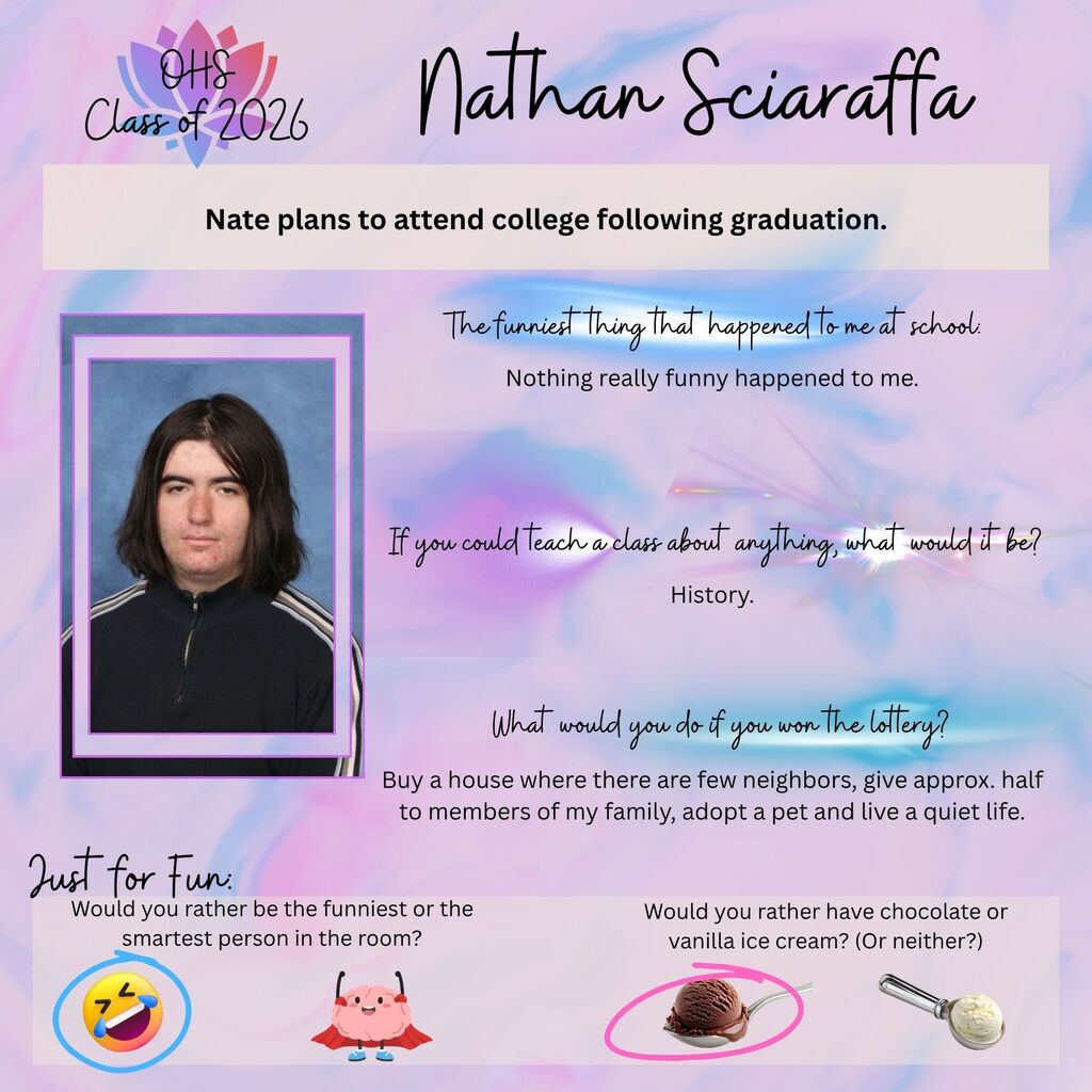 Class of 2026 Nate collage