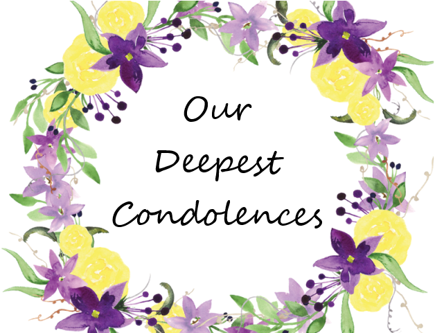 Our Deepest Condolences