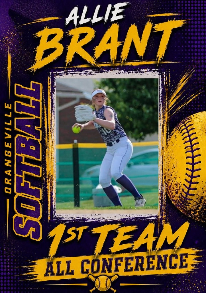 All Conference softball Allie B