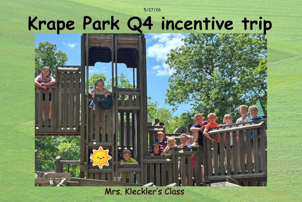 second grade students having fun playing on the equipment at Krape Park