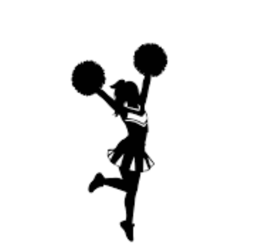 cheerleader silhouette 