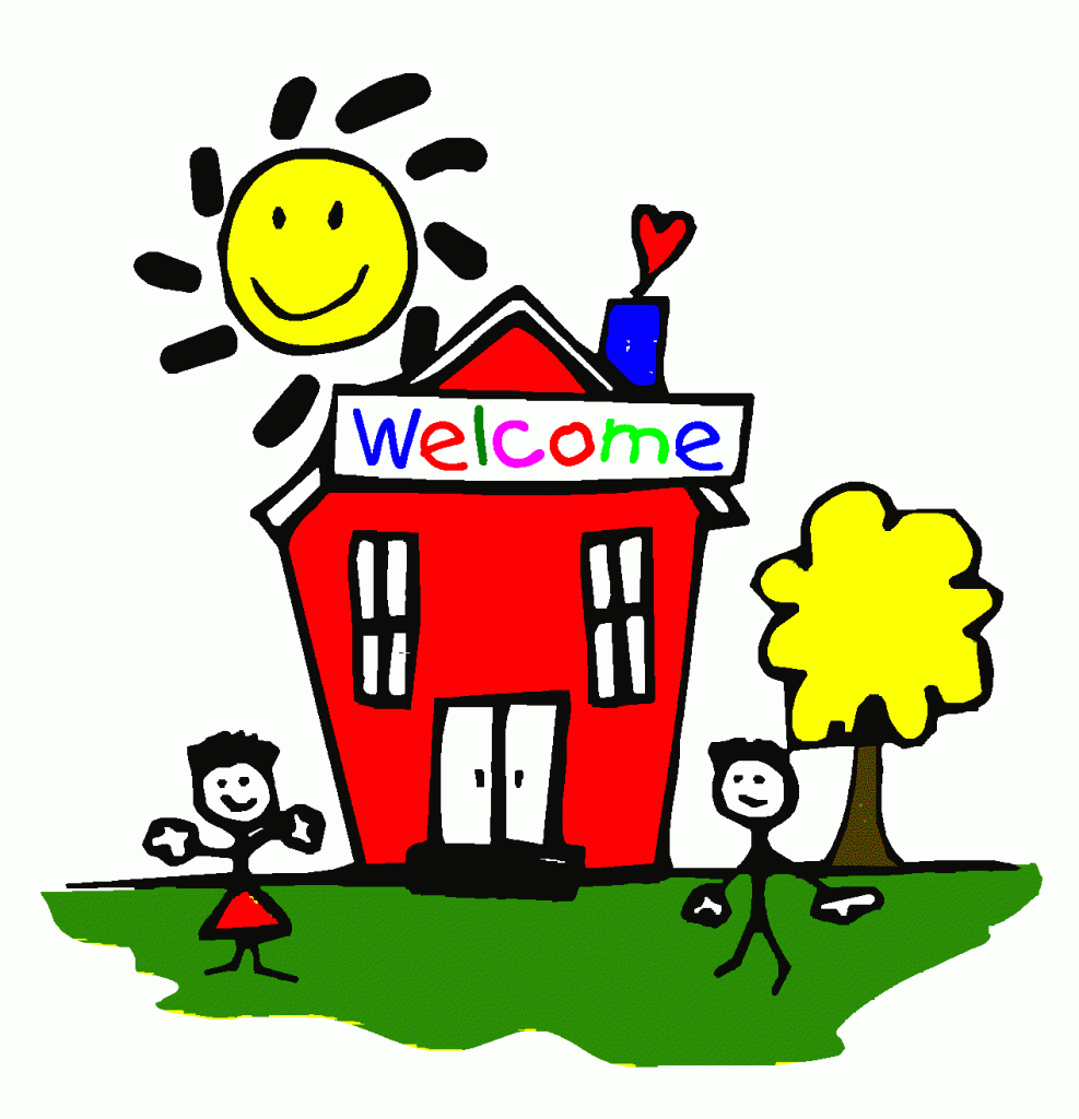 Red school house drawing
