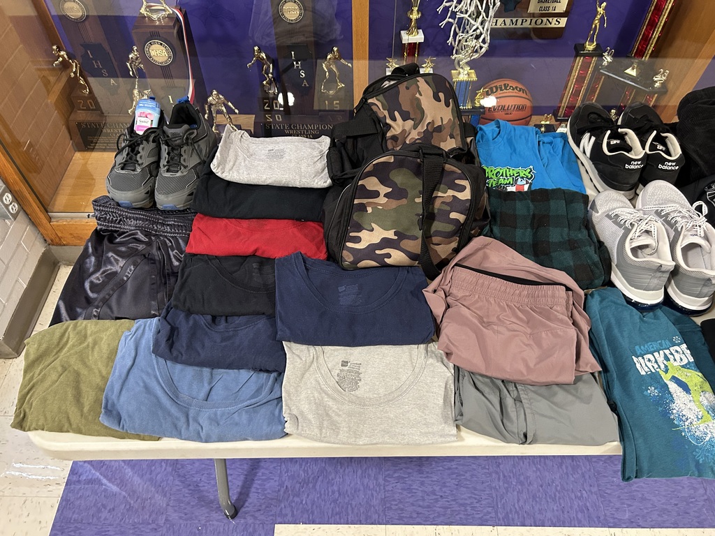 Lost & Found boys locker room 1