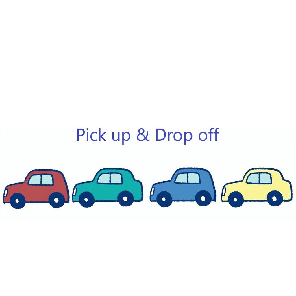 Pick up and drop off car line