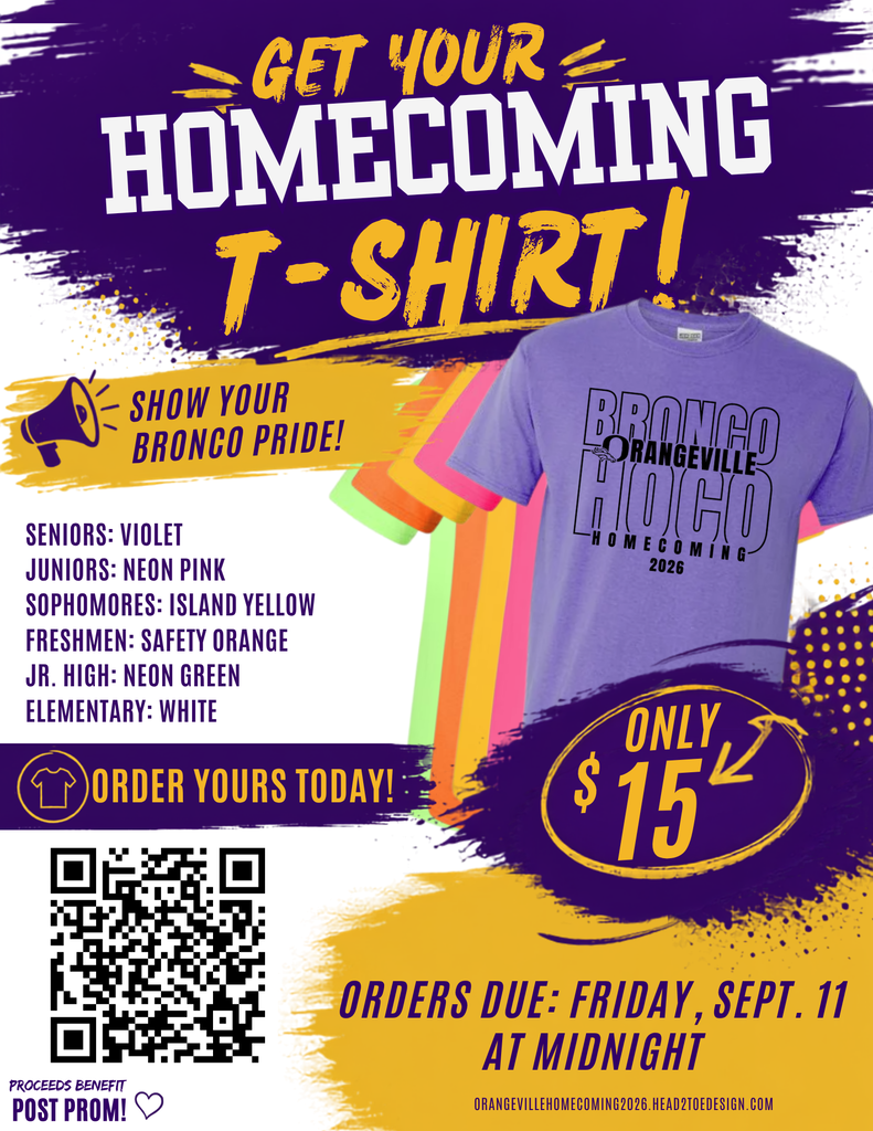Post Prom Homecoming Shirt flyer