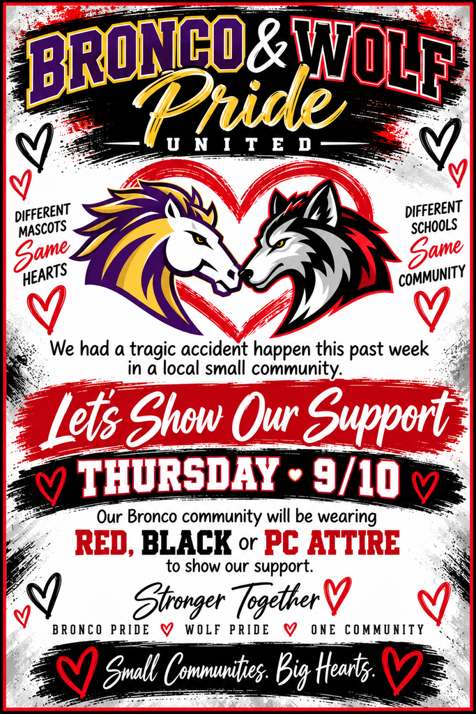 wear red, black, or Pearl City attire to help show our support for the community of Pearl City