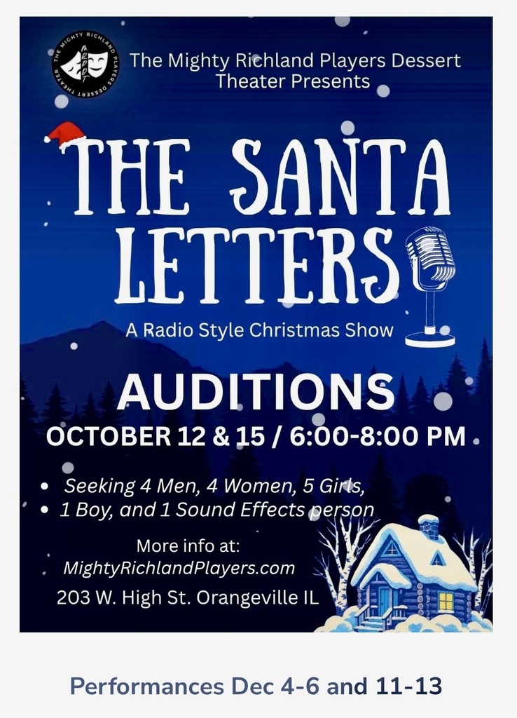 MRPDT audition flyer