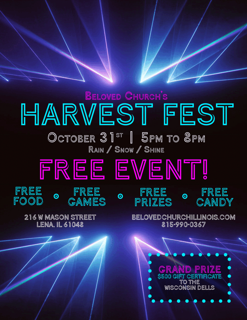 Beloved Church Harvest Fest flyer