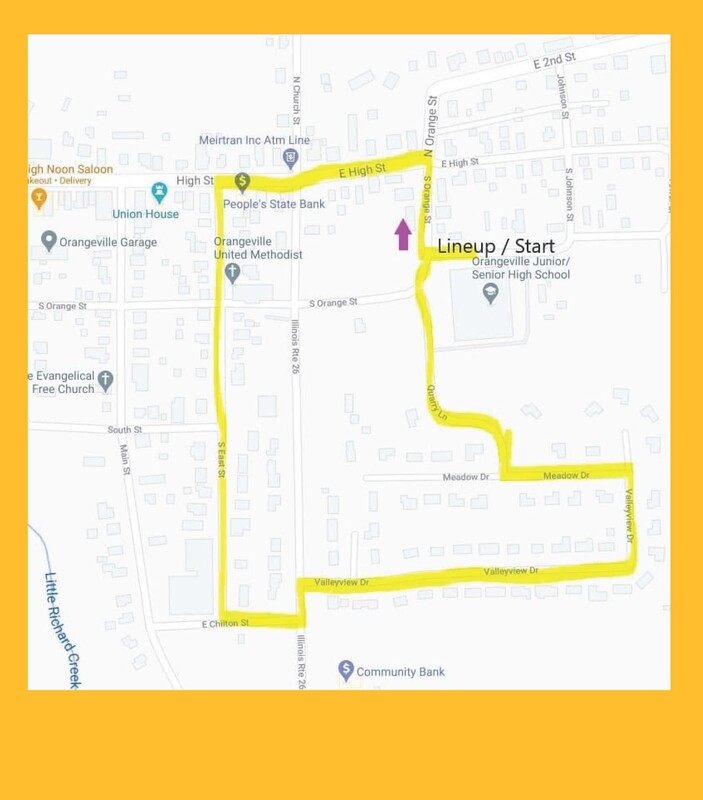 Homecoming Parade Route