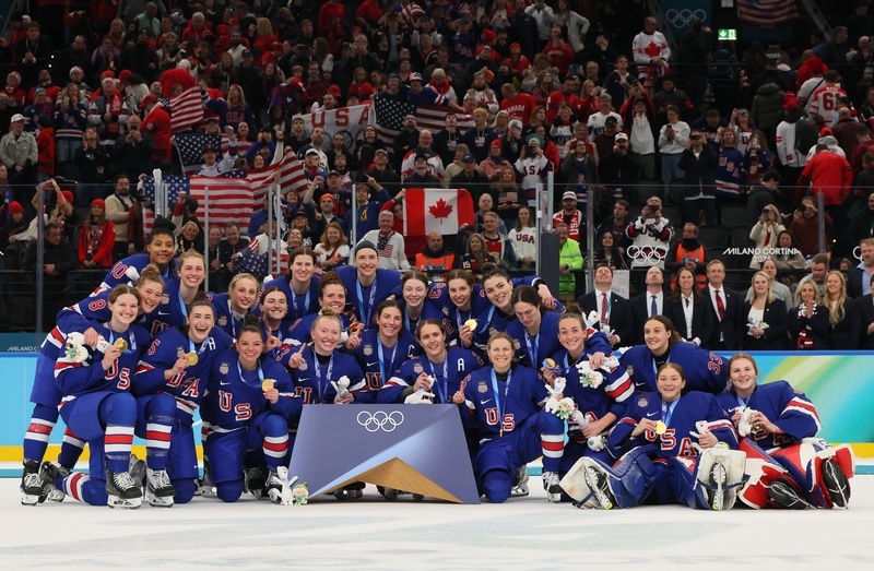Gold Medal Winners USA womens hockey