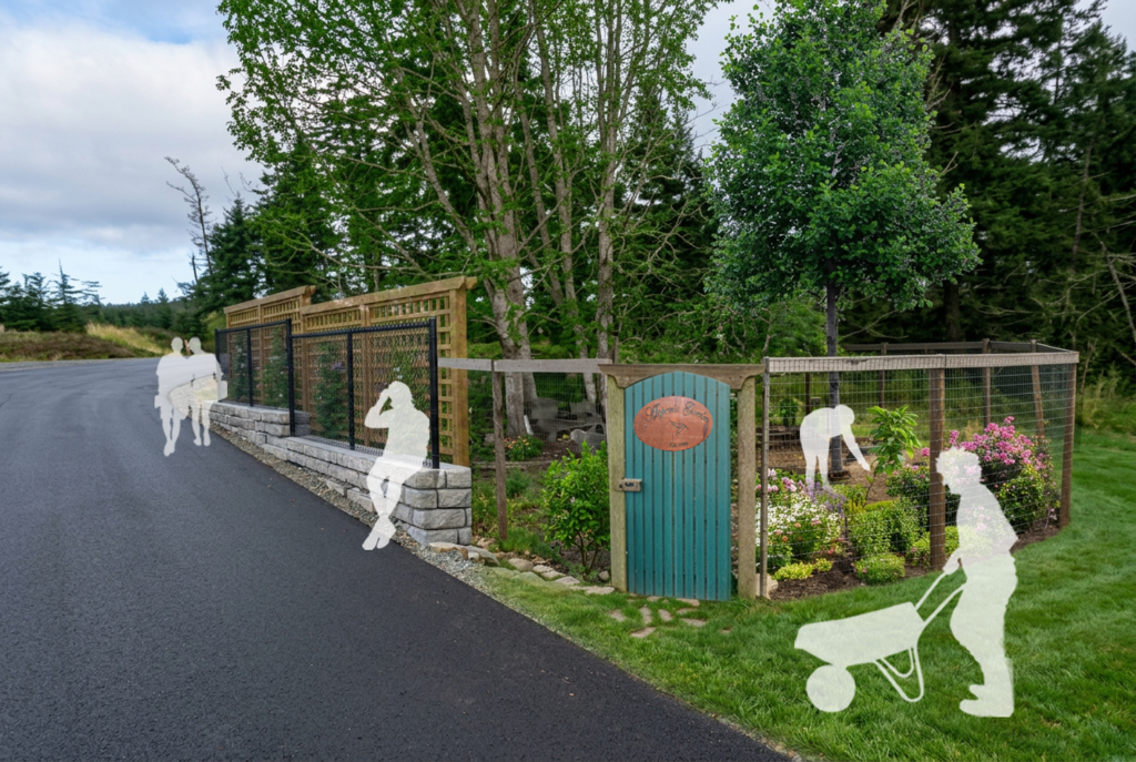 Rendering of Aspen's Garden after Site work is complete
