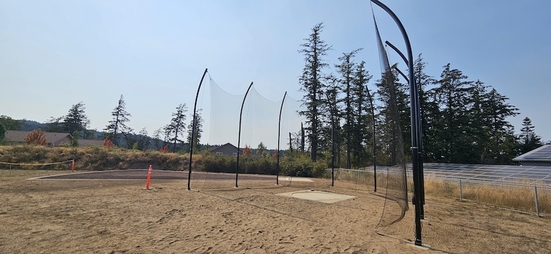 Image of new shotput and discus throwing area