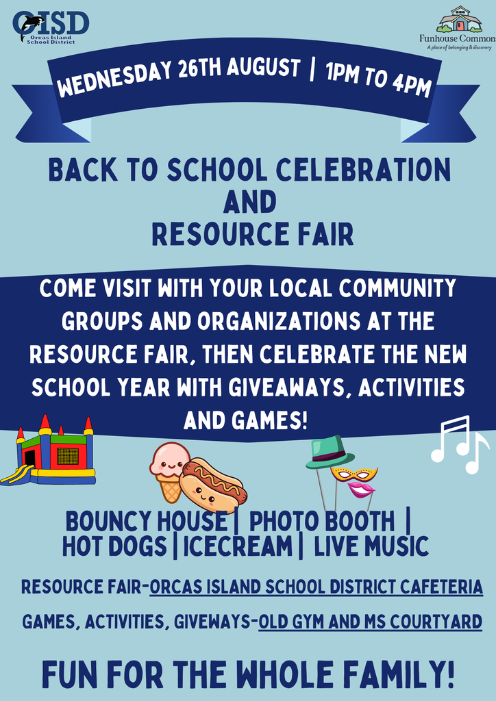 English version of back to school/resource fair flyer