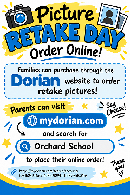 Picture Retake Day – Online Ordering