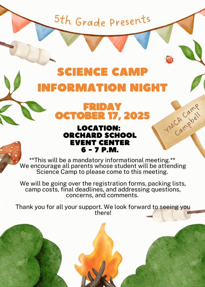 Science Camp Info. Night