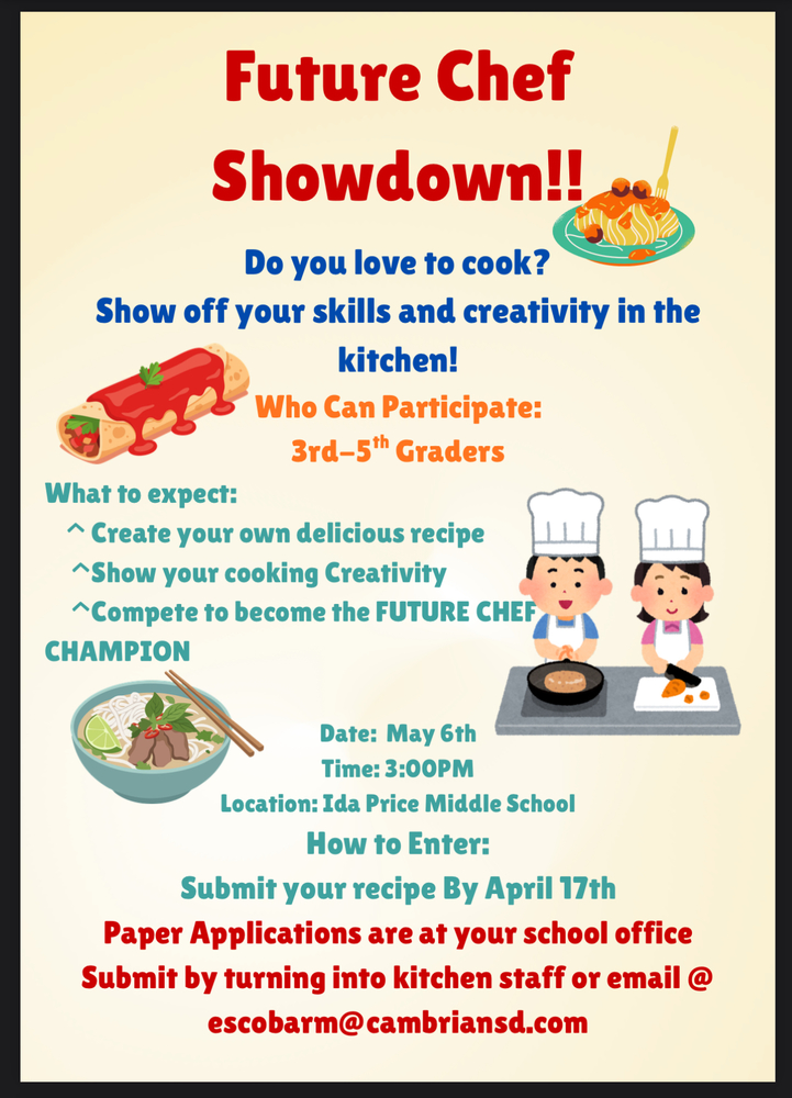 Future Chef Showdown! 