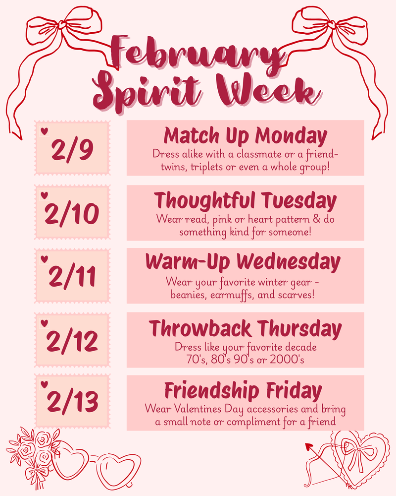 February Spirit Week