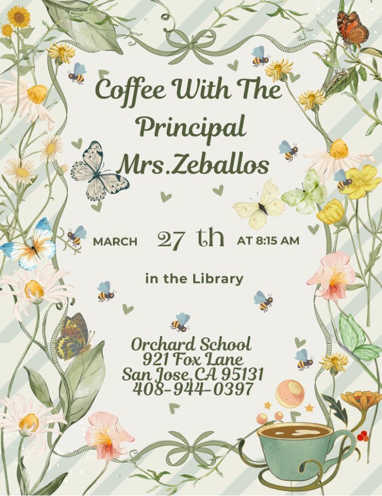 Coffee with the Principal - March 27th