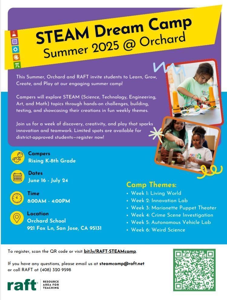Steam Dream Camp - Summer 2025