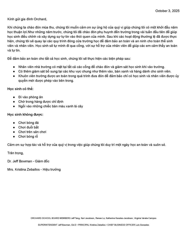 Updated: Closed Campus Information
